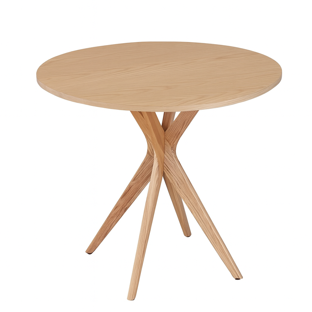 Rundt Spisebord Diam  90cm   Asketræ