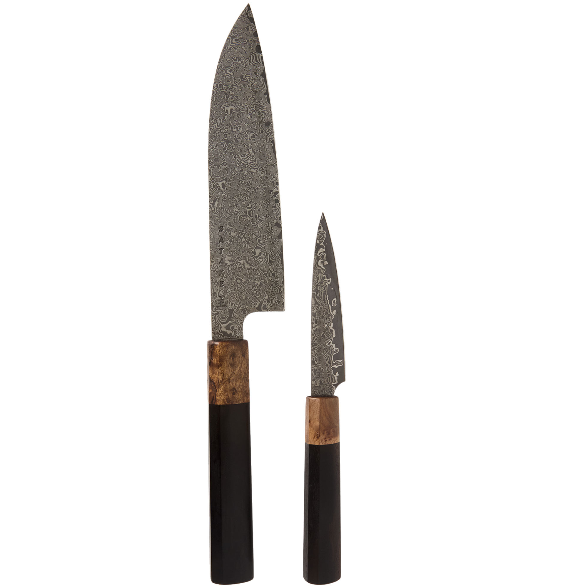 Satake Omo Bunka Petty   Cm   Santokukniv 17 Cm