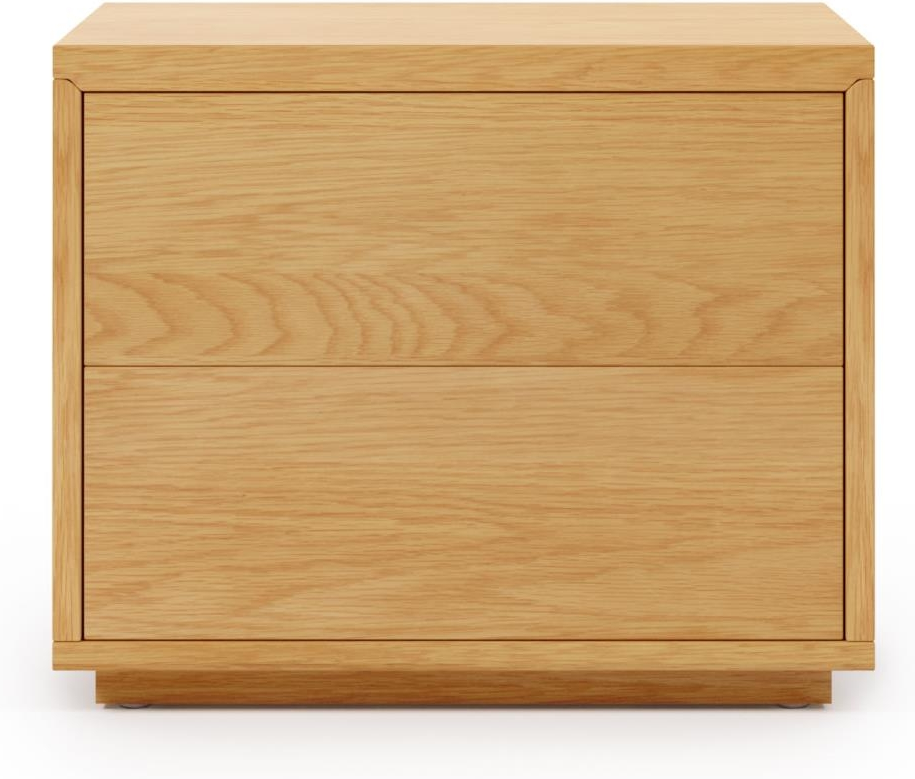 Sengebord Natbord Kave Home Abilen   Fsc-eg Finer  Nordisk Design  Blødlukkende Skuffer  Justerbare Fødder