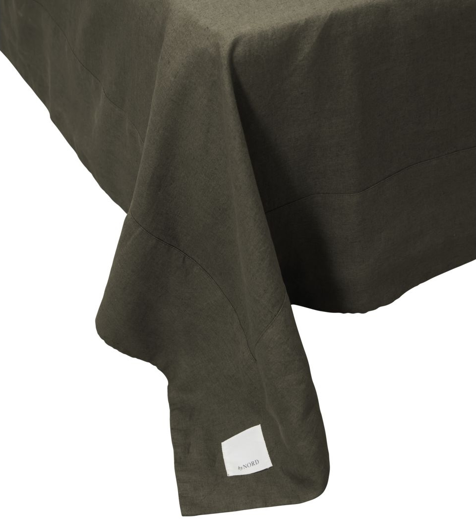 Sengekappe   Sengetæppe Bynord Gunhild 210   280 Cm Stonewashed Hør Bark