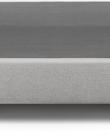 Sengeramme Til Dobbeltseng Kave Home Nikos Grå Stofpolstret Varese 180x200 Cm Nordisk Design