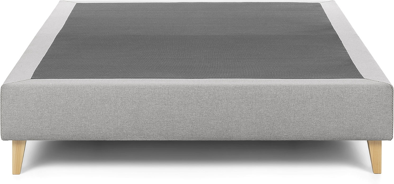 Sengeramme Til Dobbeltseng Kave Home Nikos Grå Stofpolstret Varese 180x200 Cm Nordisk Design