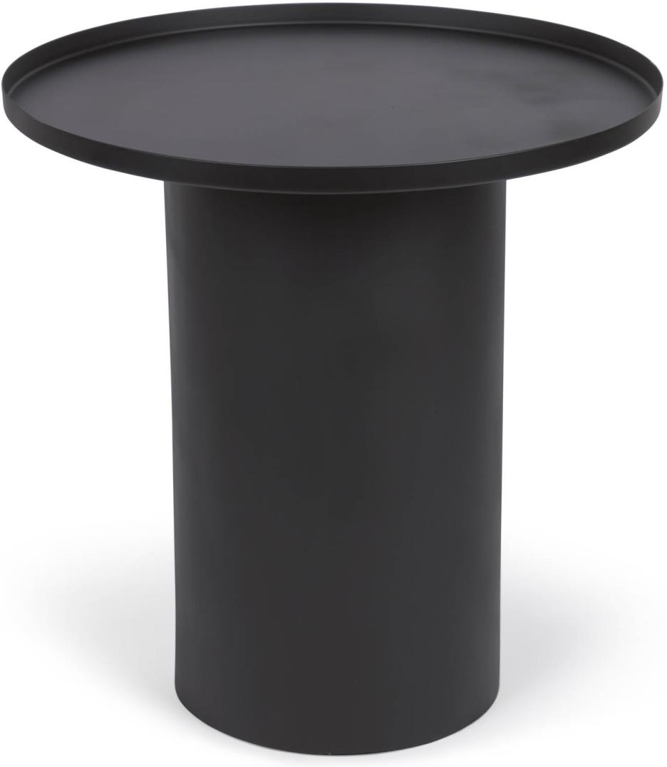 Sidebord Kave Home Fleksa Småbord Metal Sort 45   45   46 Cm