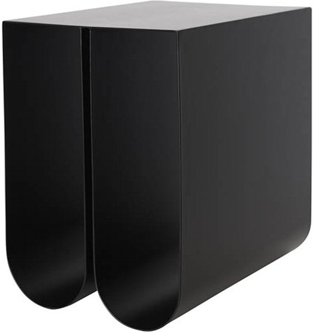 Sidebord Kristina Dam Curved Sort Stål H36ã B26ã L35   Cm