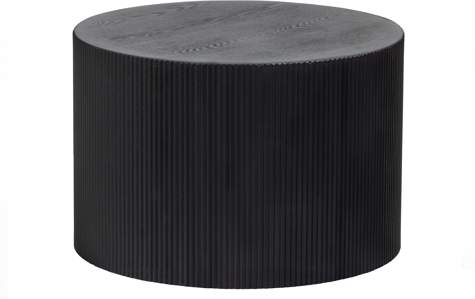 Sidebord Woood Exclusive Sanne ø60   H40 Cm  Sort Mdf Småbord Til Stuen