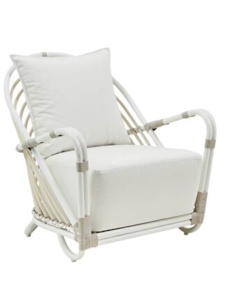 Sika Design Charlottenborg Exterior Stol Dove White Inkl  Hynde   B450 White Quick Dry B450-white : Erling Christensen Møbler