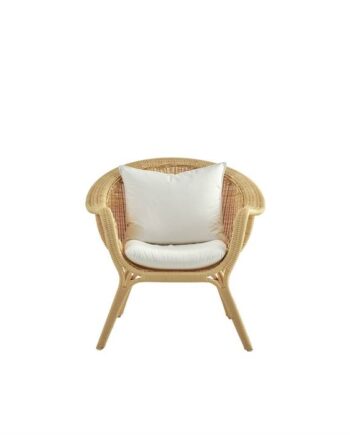 Sika Design Madame Lænestol Natur Inkl  B450 Hvid Hynde Quick Dry B450-white : Erling Christensen Møbler