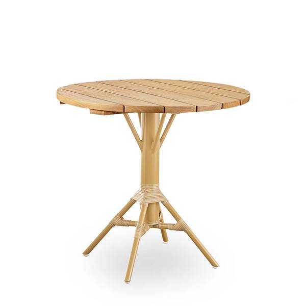 Sika Design Nicole Cafébord   Teak ø80 Cm  : Erling Christensen Møbler