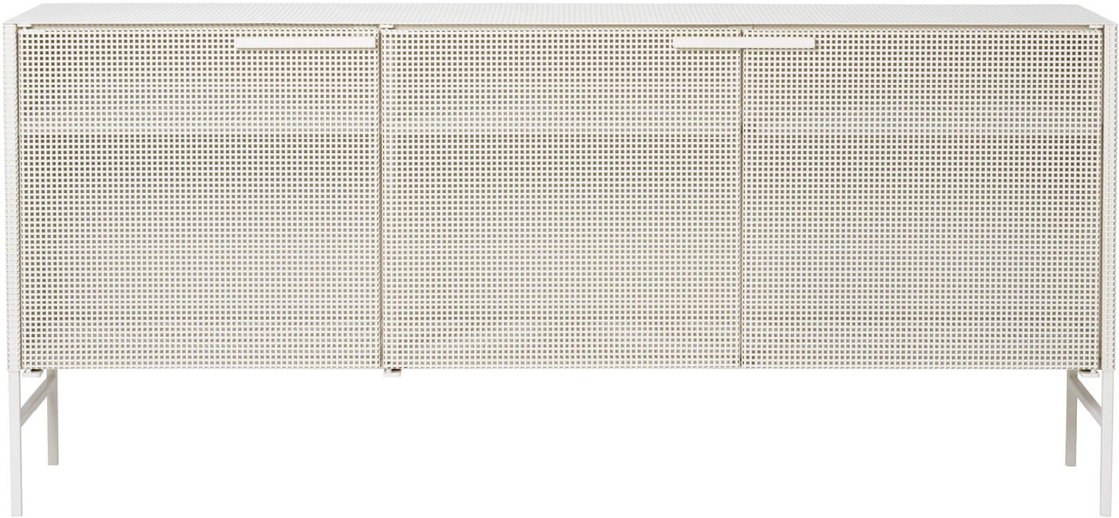 Skænk Kristina Dam Grid   Pulverlakeret Stål Beige 160x36x72 Cm