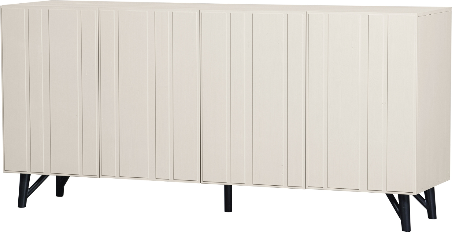 Skænk Sideboard Woood Exclusive Miller   Hvidt Fsc-certificeret Fyrretræ   181x85 Cm