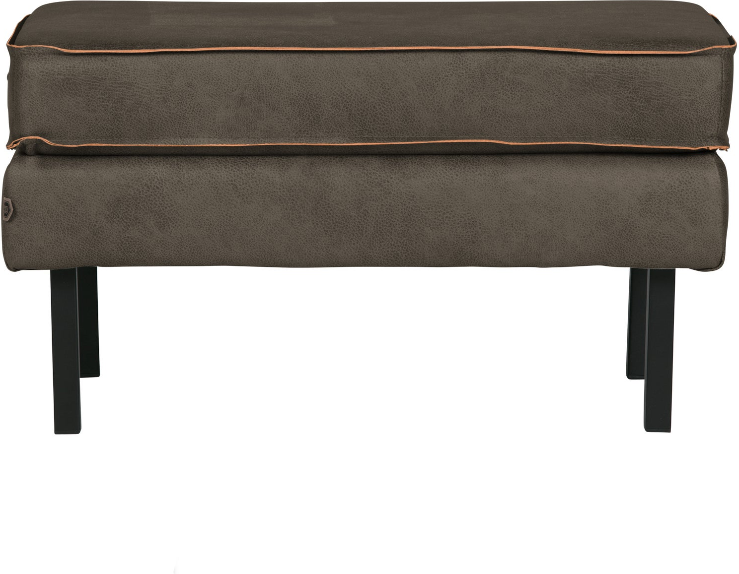 Skammel Woood Rodeo Puf Armygrøn Ecoleather Fodskammel Ekstrasæde 84x54 Cm