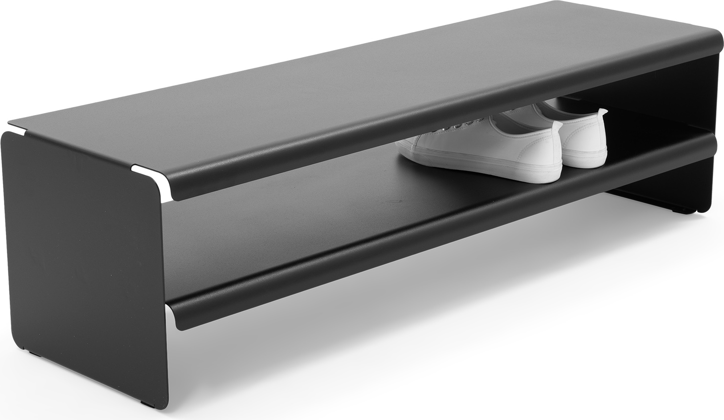 Skoreol Skohylde Spinder Design Linea Sort Pulverlakeret Stål H28ã B101 5ã D31 Cm