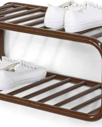 Skoreol Spinder Design Retro Chokoladebrun Stål Vægmonteret H28ã B72ã D35 Cm