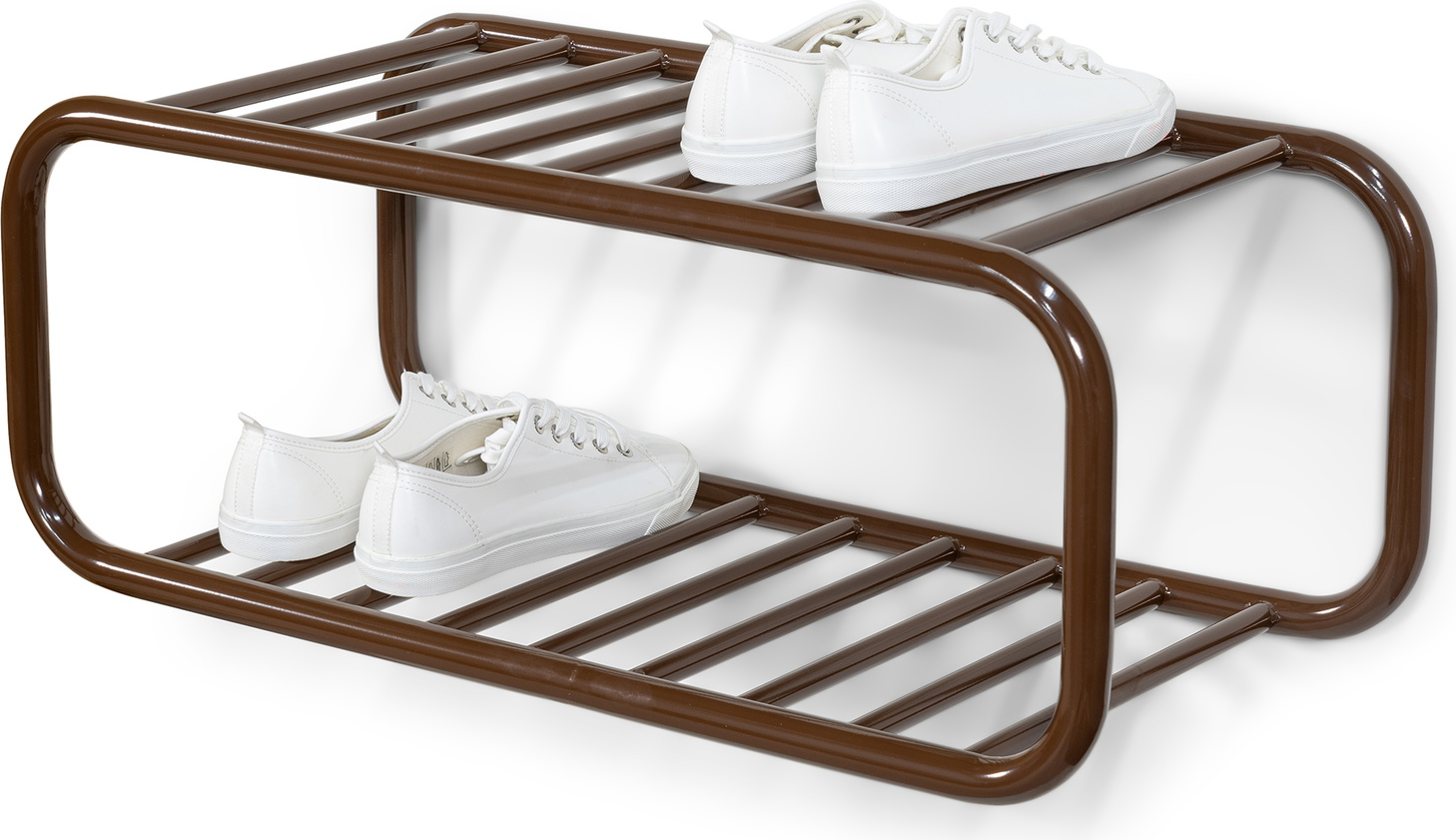 Skoreol Spinder Design Retro Chokoladebrun Stål Vægmonteret H28ã B72ã D35 Cm