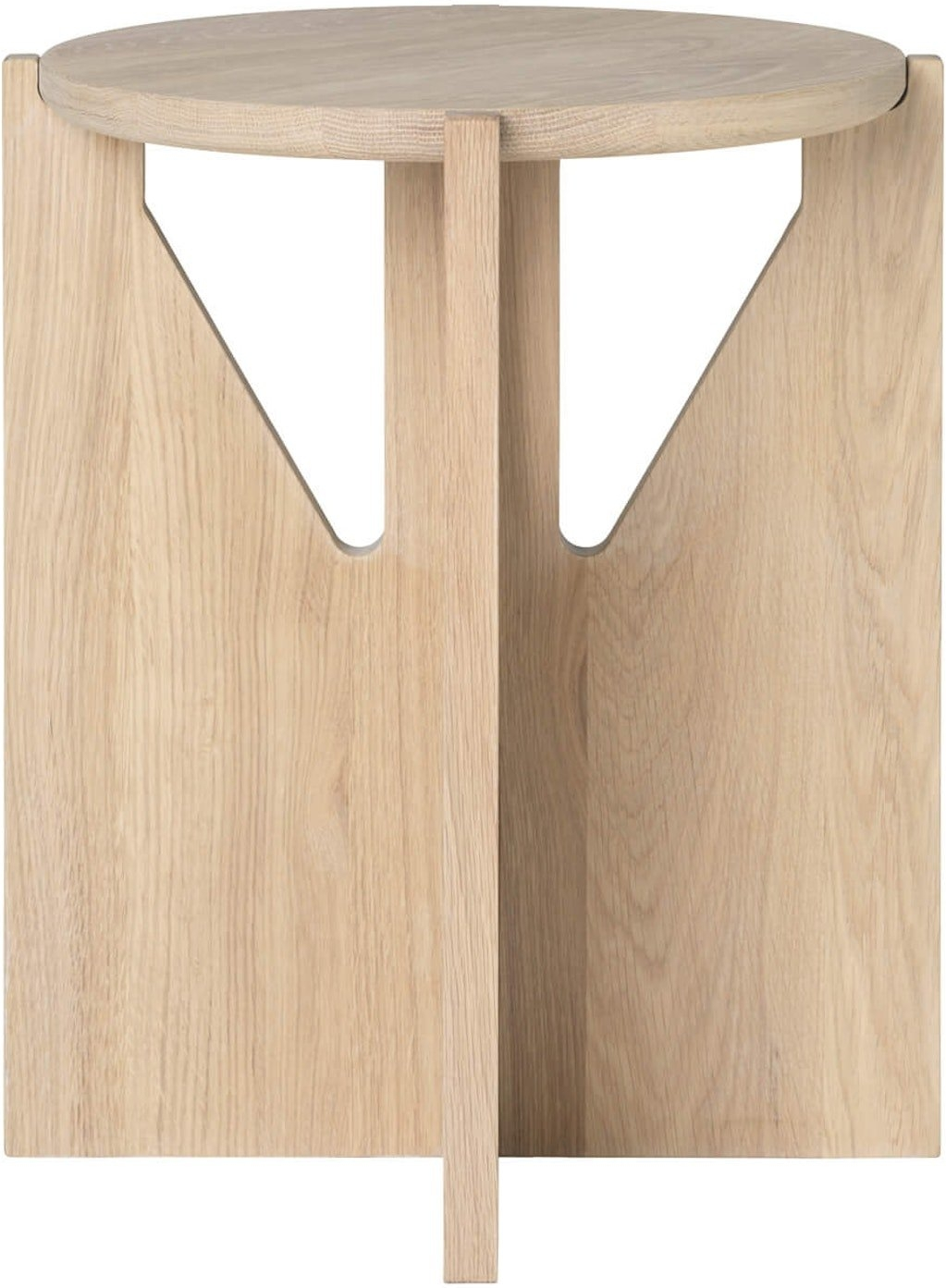 Småbord Kristina Dam Simple Naturfarvet Eg Sidebord 75x36x42 Cm