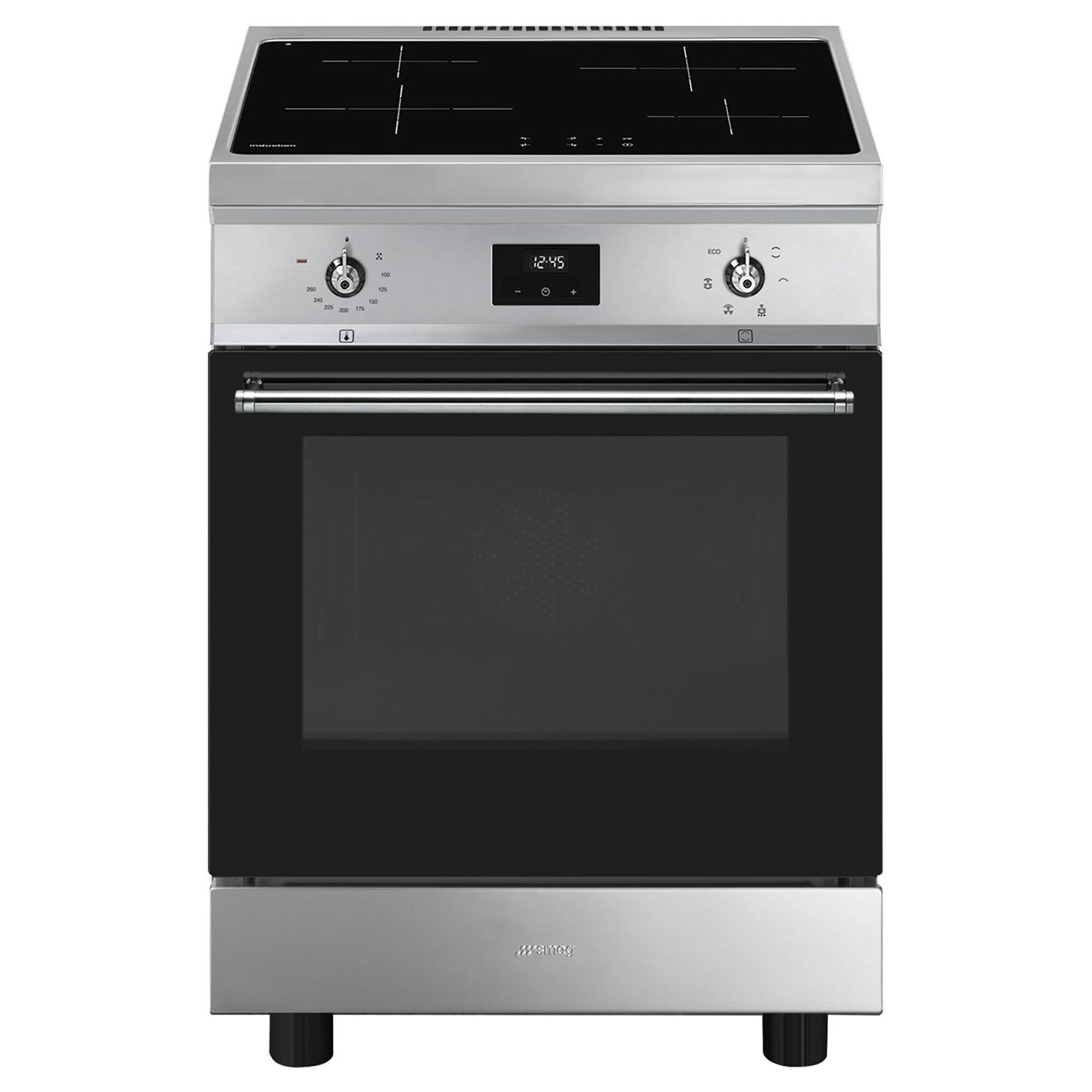 Smeg C6imxt2 Induktionskomfur 60 Cm Rustfrit Stål