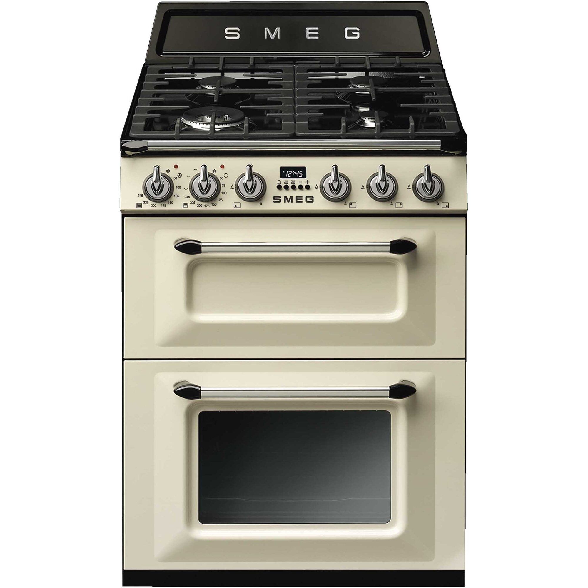 Smeg 60cm Victoria Gaskomfur Med Ovne Creme
