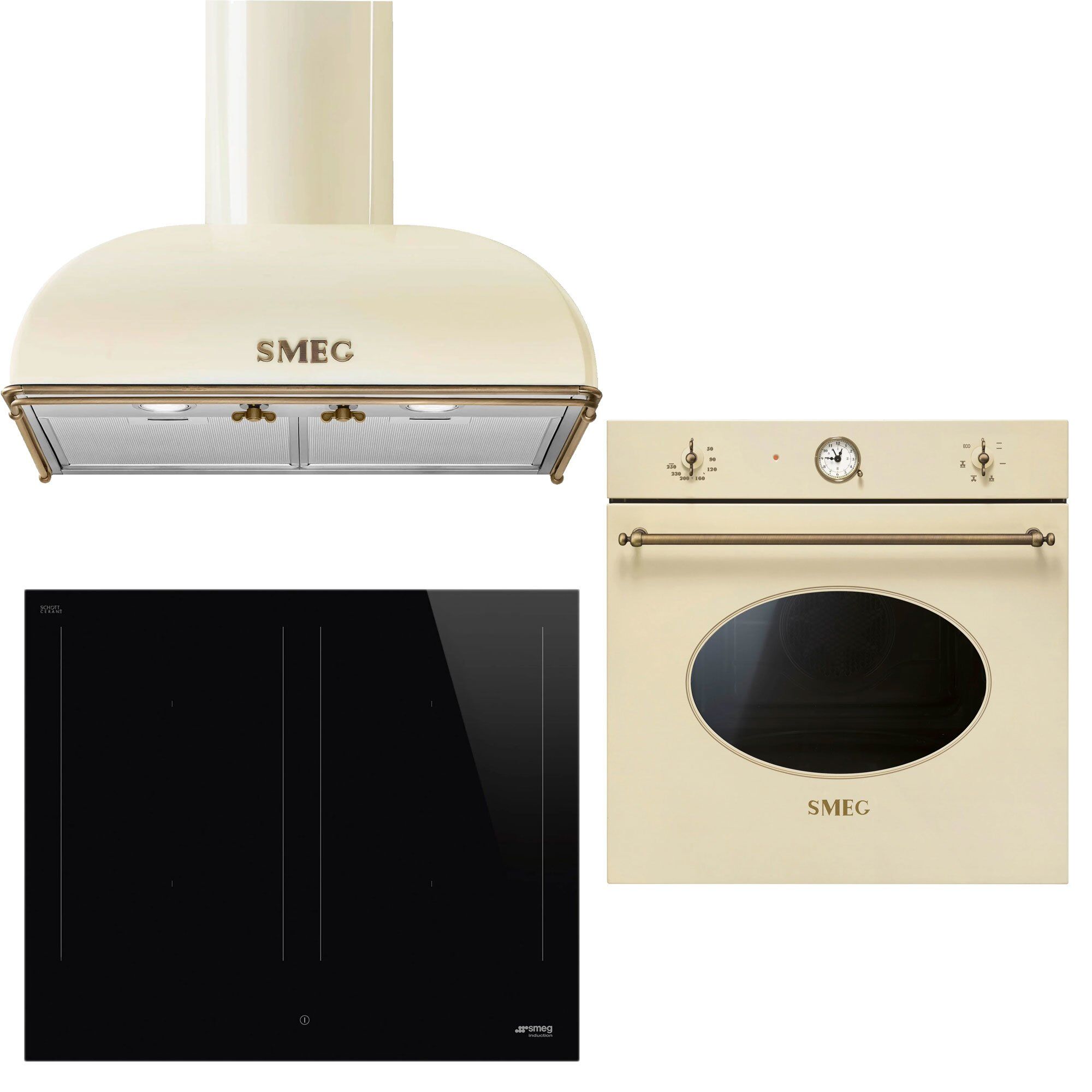 Smeg Colonial Hvidevarepakke Creme