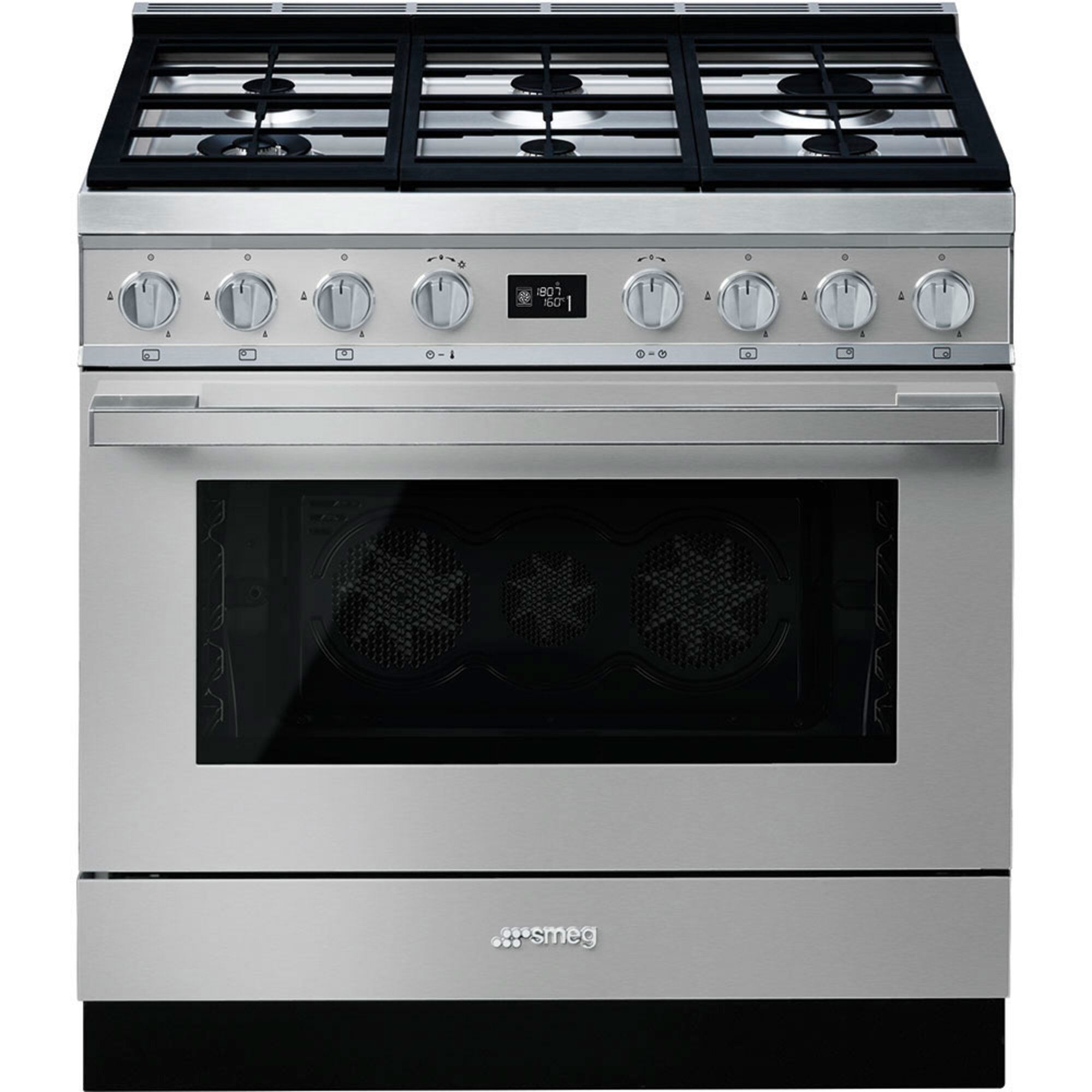 Smeg Cpf9gpx Portofino Gaskomfur Rustfrit Stål