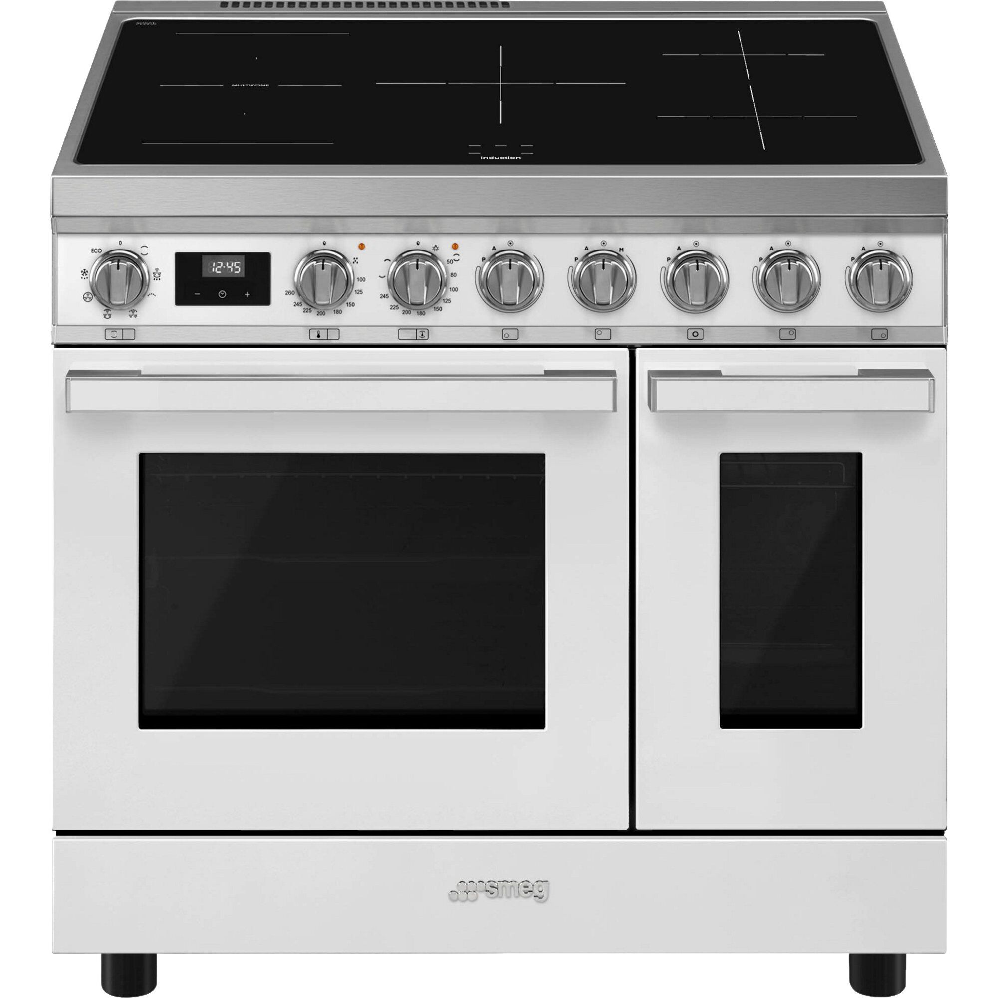 Smeg Cpf92im Portofino Induktionskomfur 84 Kg Hvid