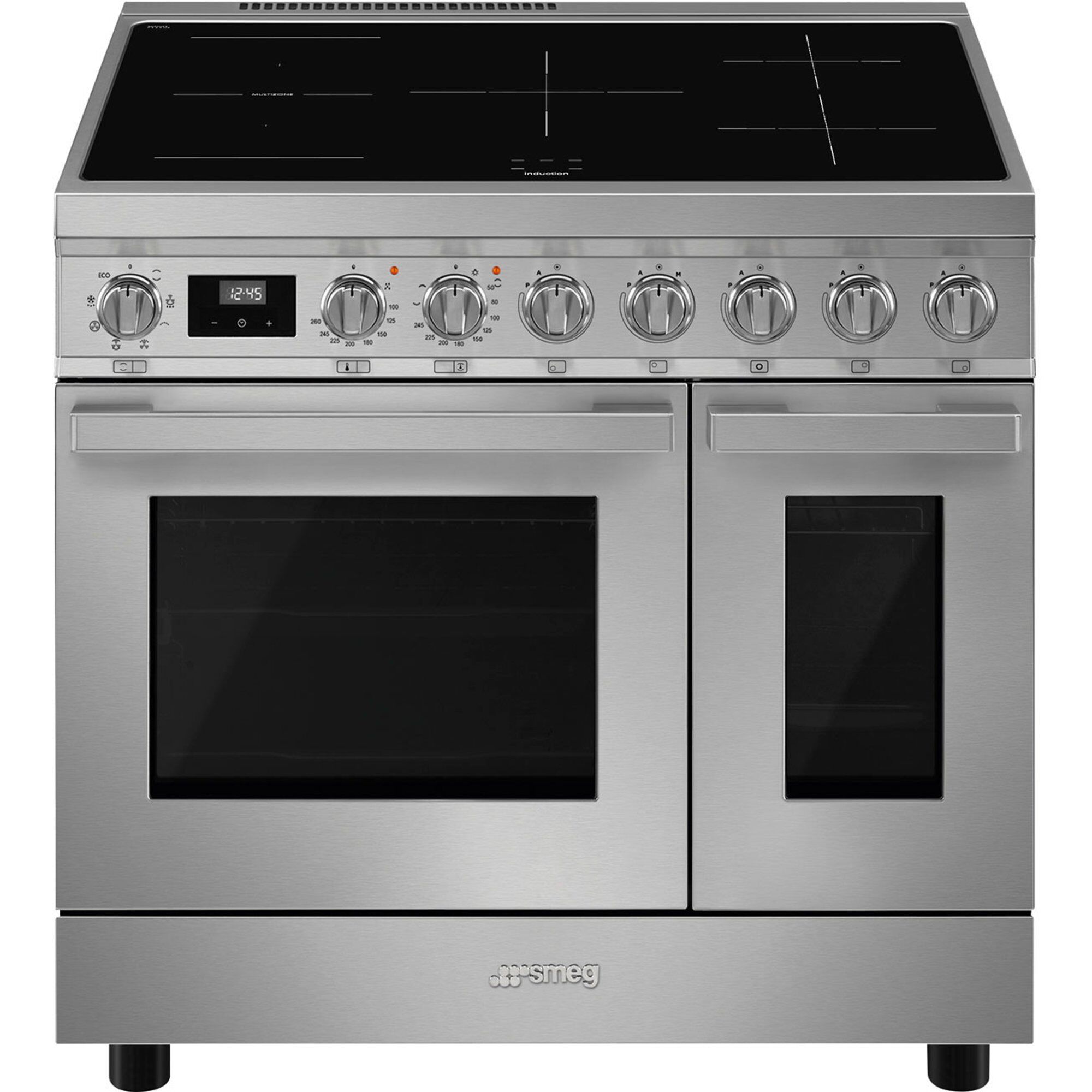 Smeg Cpf92imx Portofino Induktionskomfur 83 Kg Rustfrit Stål