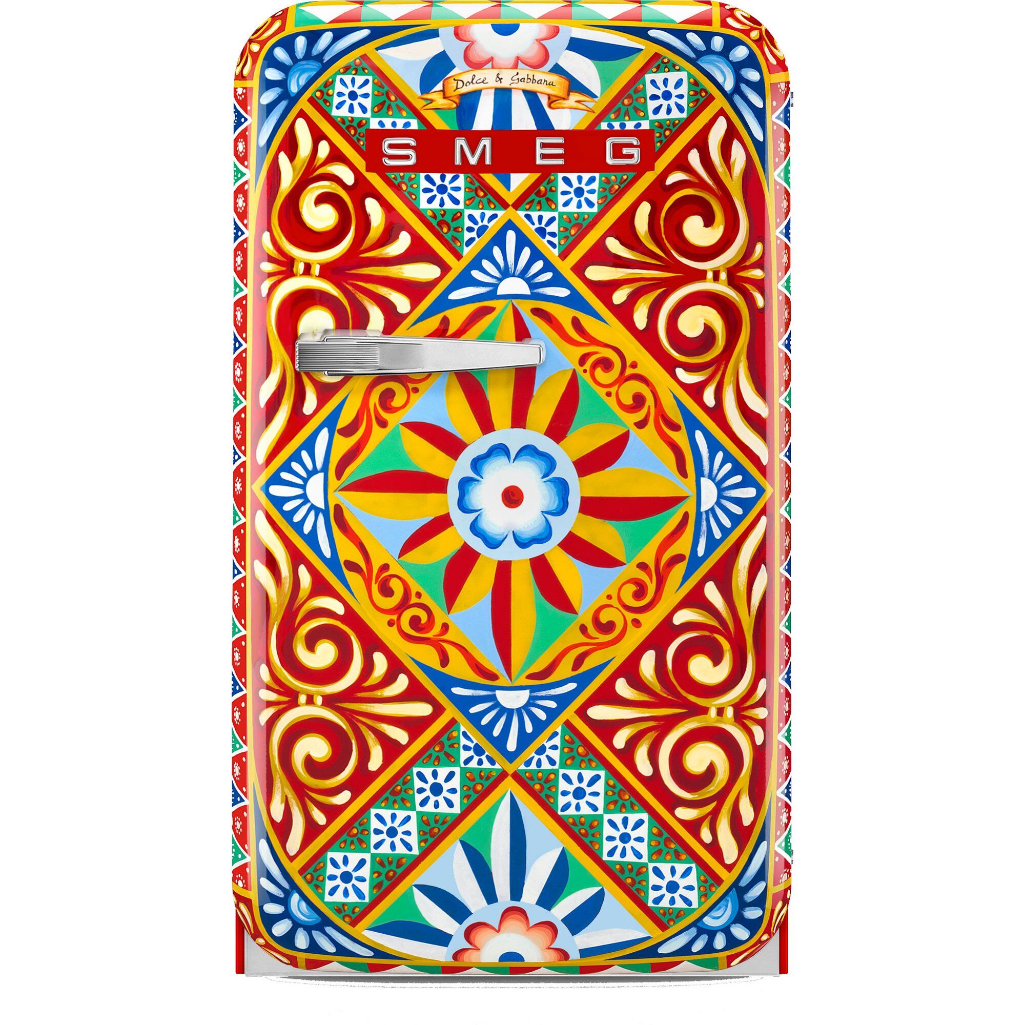 Smeg Fritstående Køleskab Dolce   Gabbana Divina Cucina Fab5rdgc5 73 Cm