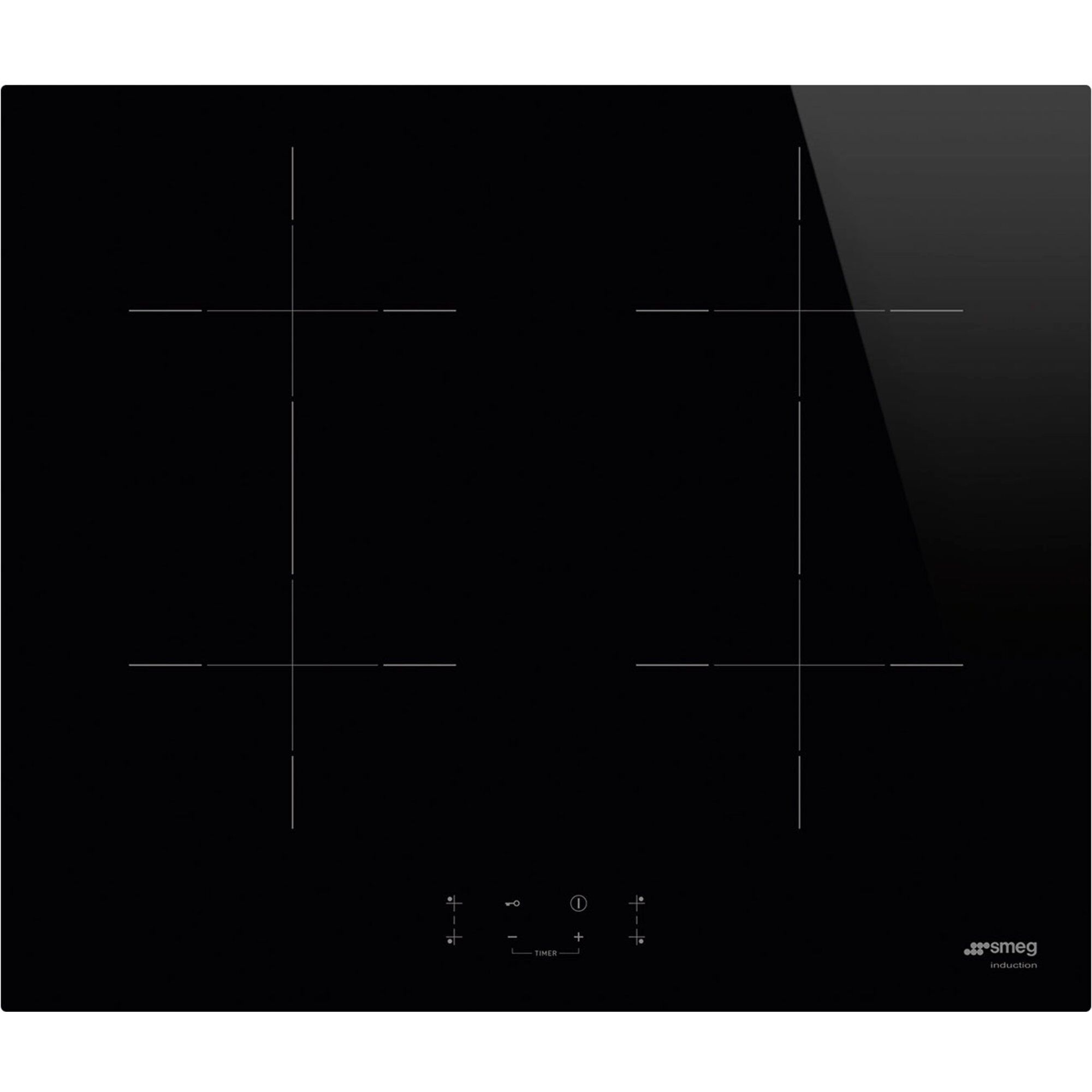 Smeg Sib2641d Induktionskogeplade 60 Cm Sort