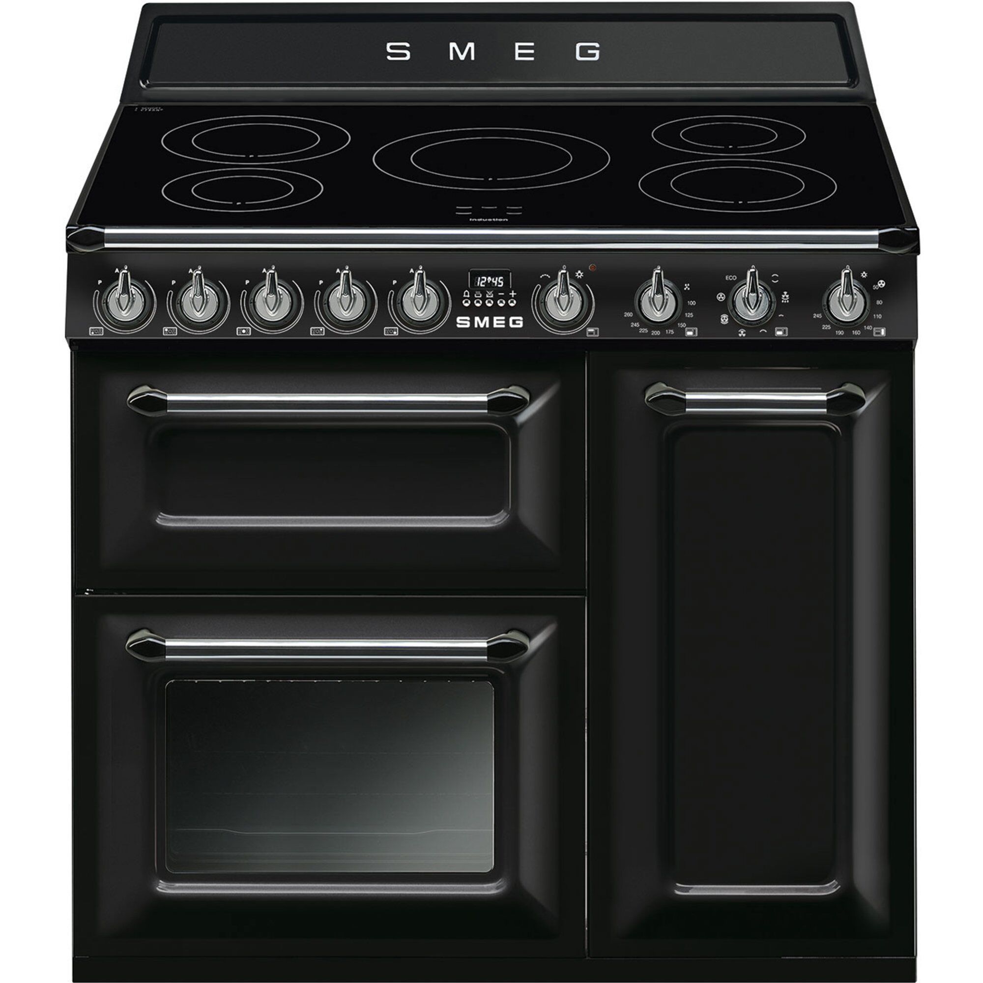 Smeg Tr93ibl2 Induktionskomfur 61 Liter Sort