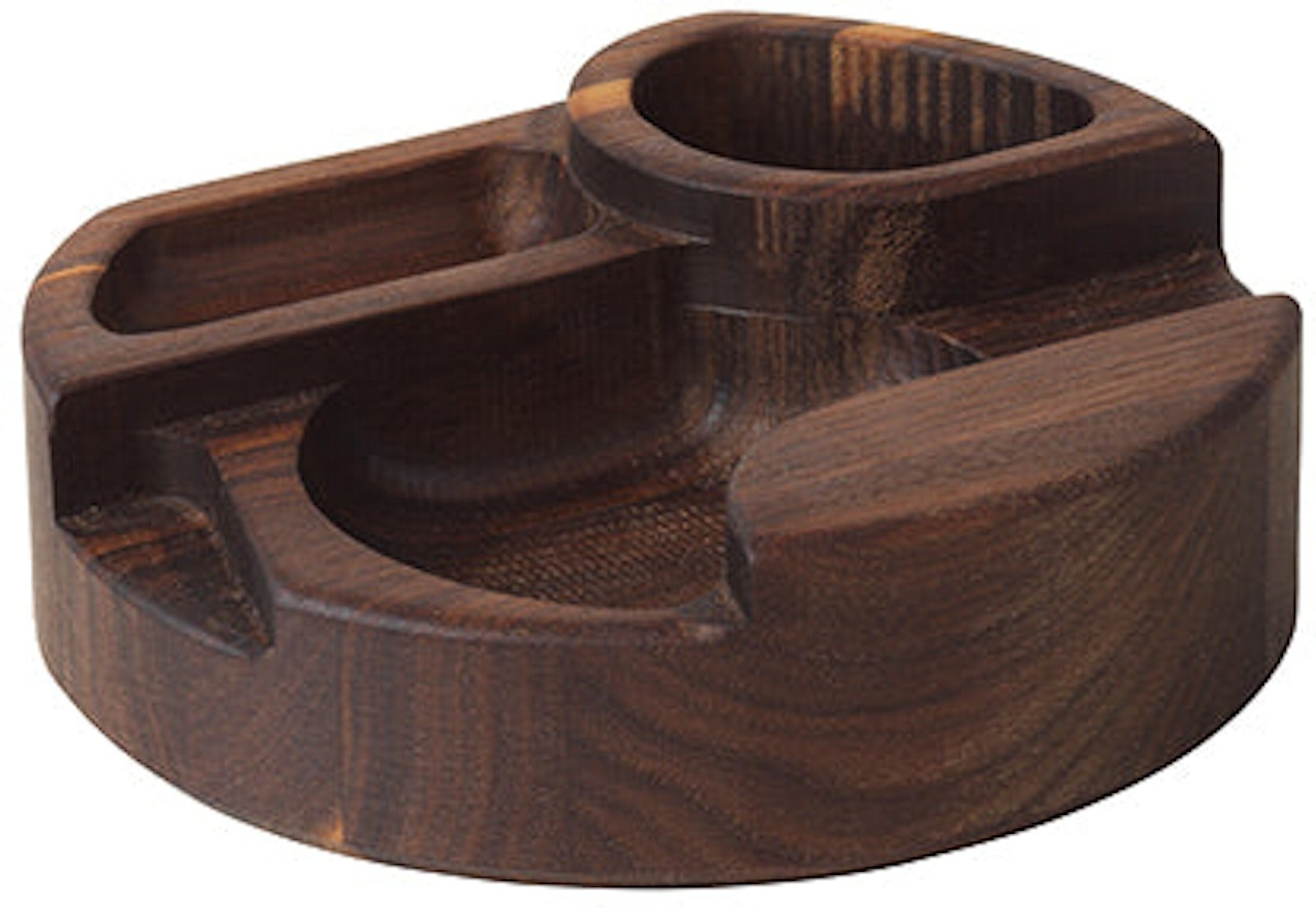 Smykkedisplay Kristina Dam Jewellery Display   Valnød ø18xh5   Cm Mørk Natur