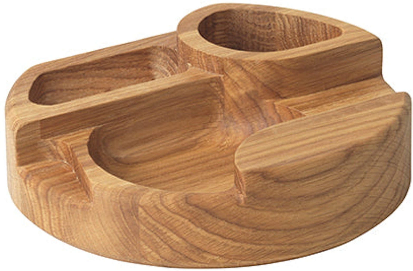 Smykkeskrin Kristina Dam Jewellery Display   Naturfarvet Olieret Egetræ ø18   H5   Cm