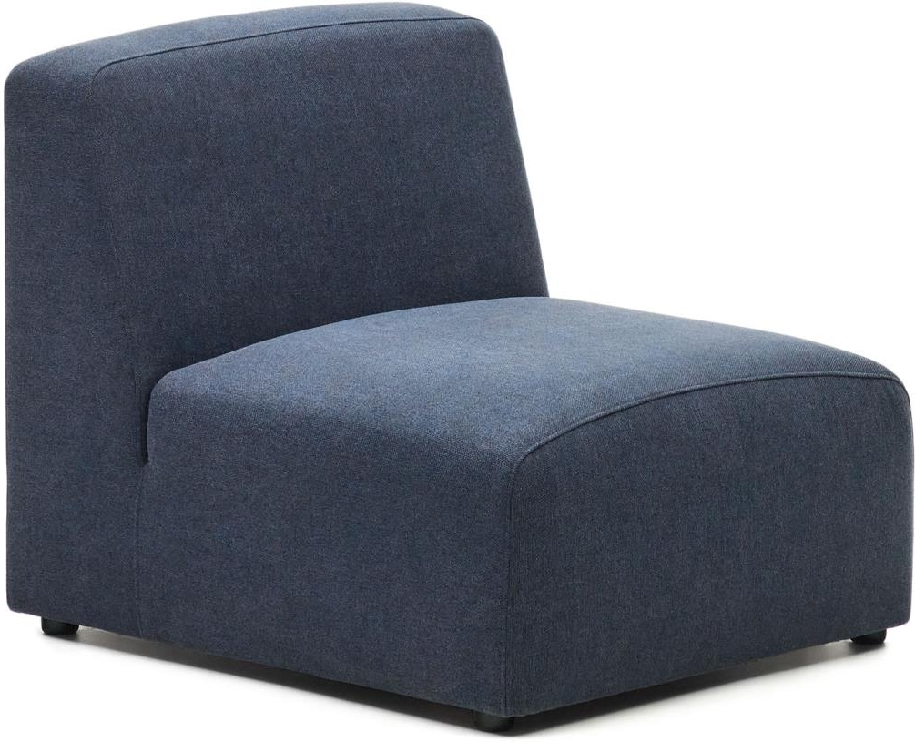 Sofa Modul Kave Home Neom   Blå Diy Modulsofa Til Stue 78x75x89 Cm