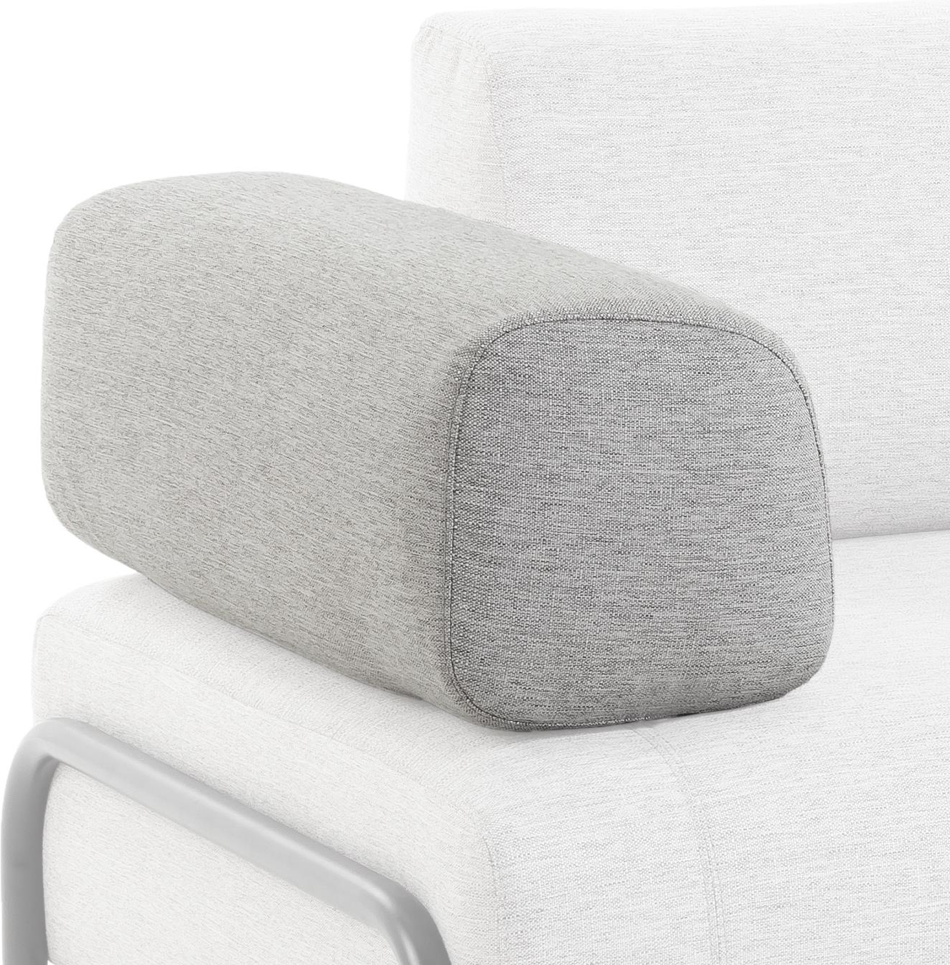 Sofaarmlæn Kave Home Compo Polstret Armstøtte   Varm Grå H32ã B31ã L84 Cm