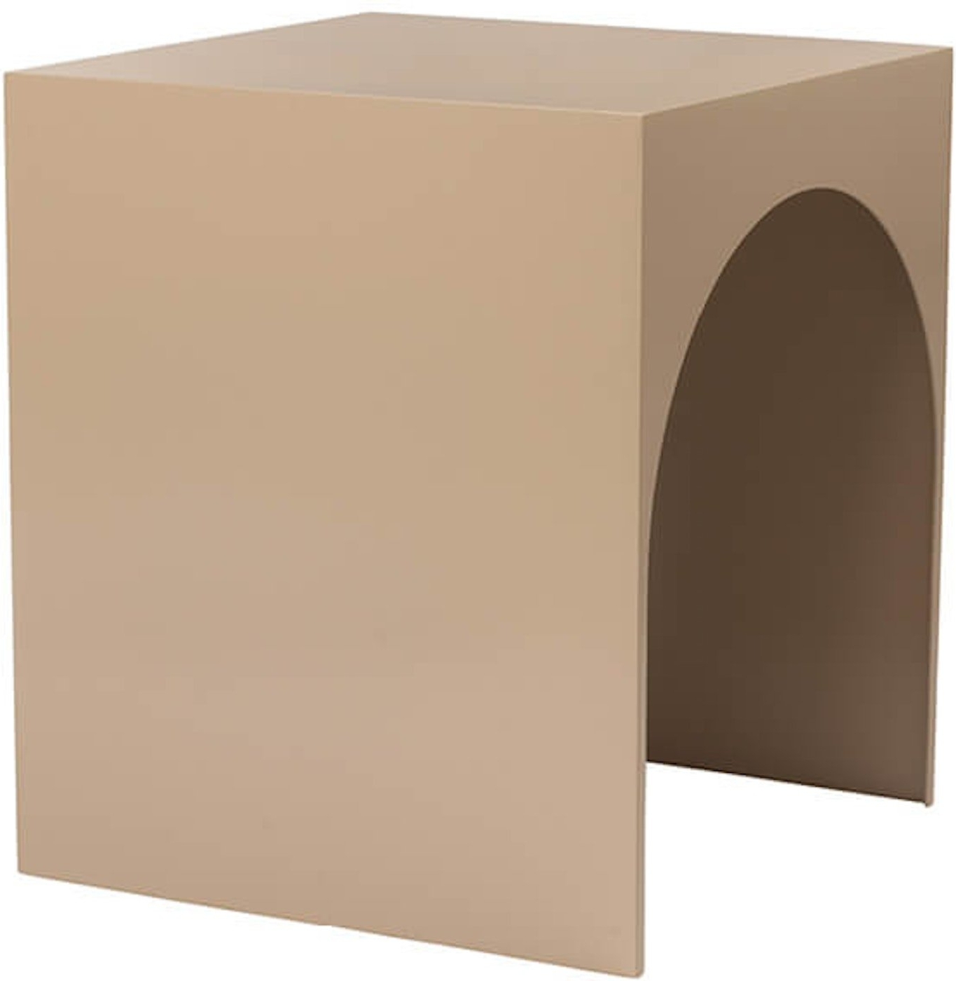Sofabord   Kaffebord Kristina Dam Arch Stål Brun 40   40   46 Cm