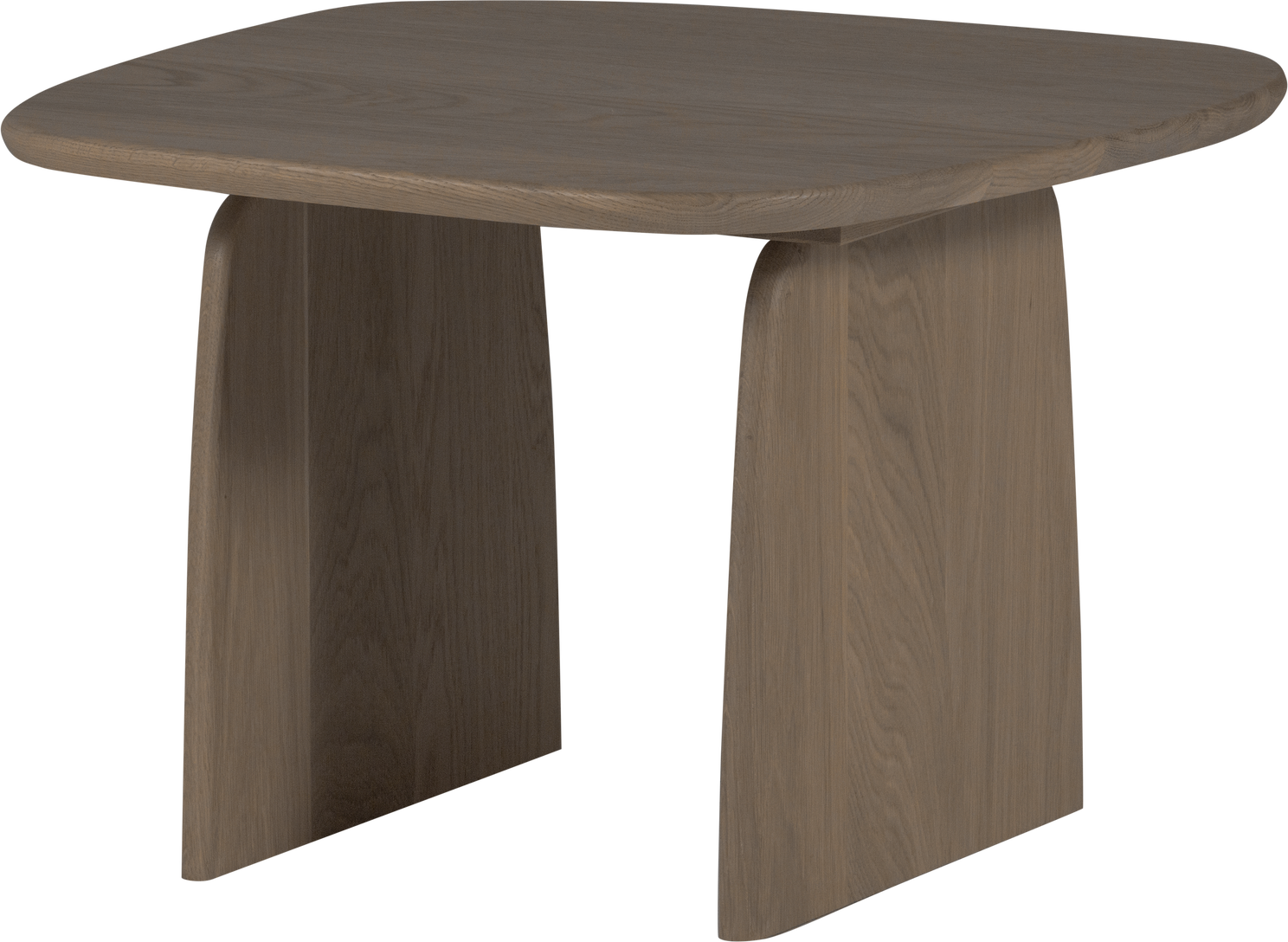 Sofabord Kaffebord Woood Tablo Eg Pebble Grey 60x60 Cm H40 Cm