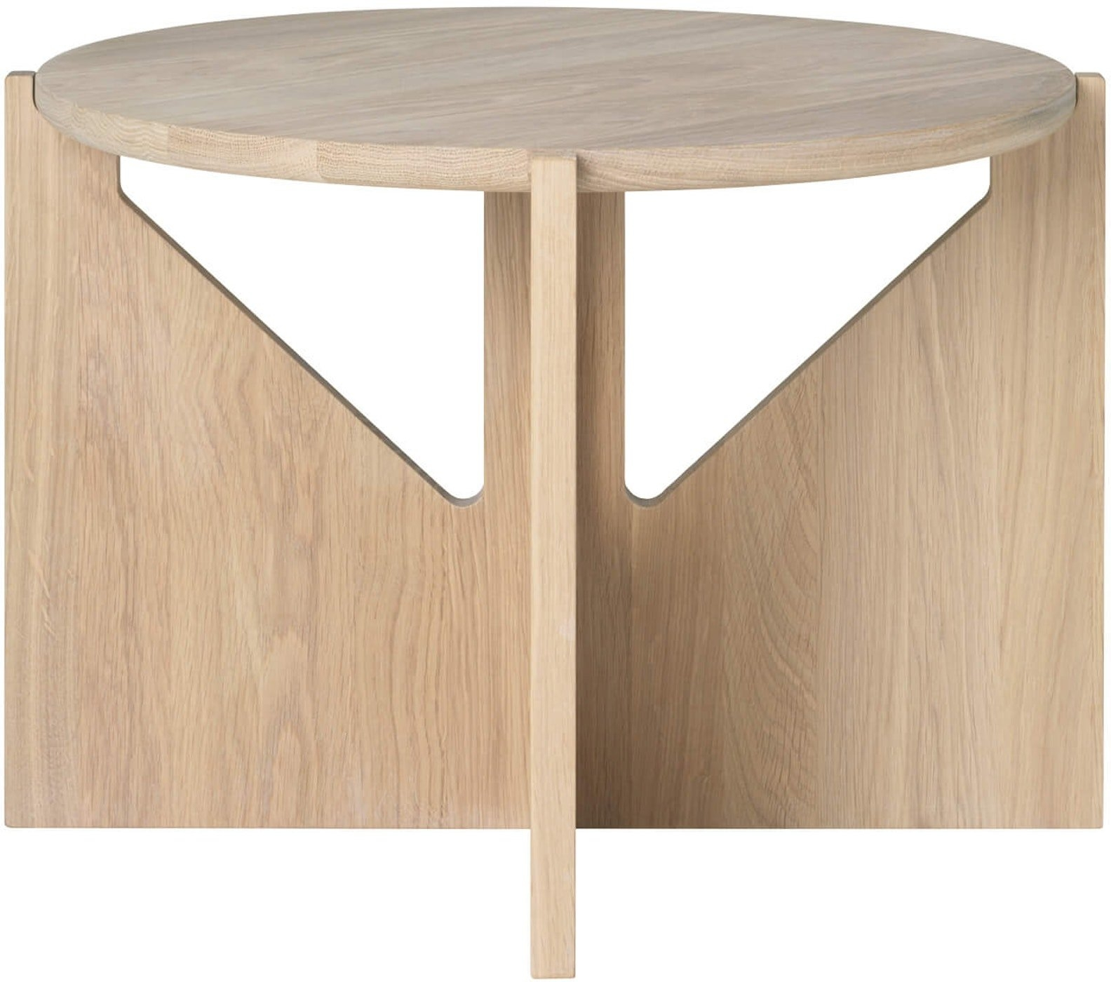 Sofabord Kristina Dam Simple ø52   H36 Cm Naturlig Eg