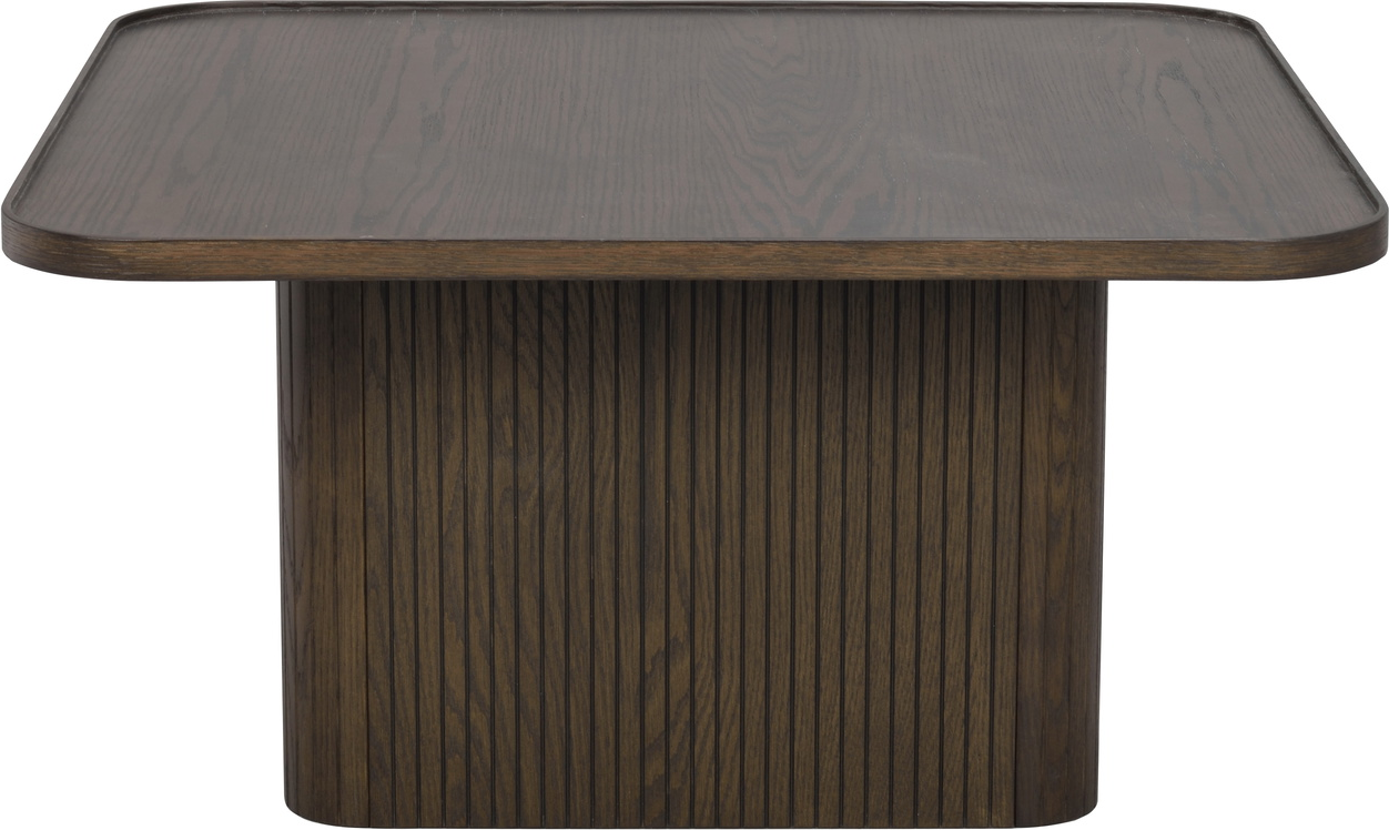 Sofabord Rowico Sullivan 80ã 80 Cm Brun Egetræ Lakeret Mdf Og Massiv Egetræsfinér