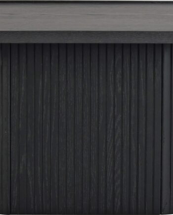 Sofabord Rowico Sullivan Sort Lakeret Mdf Med Egetræskant 60ã 60ã 37 Cm
