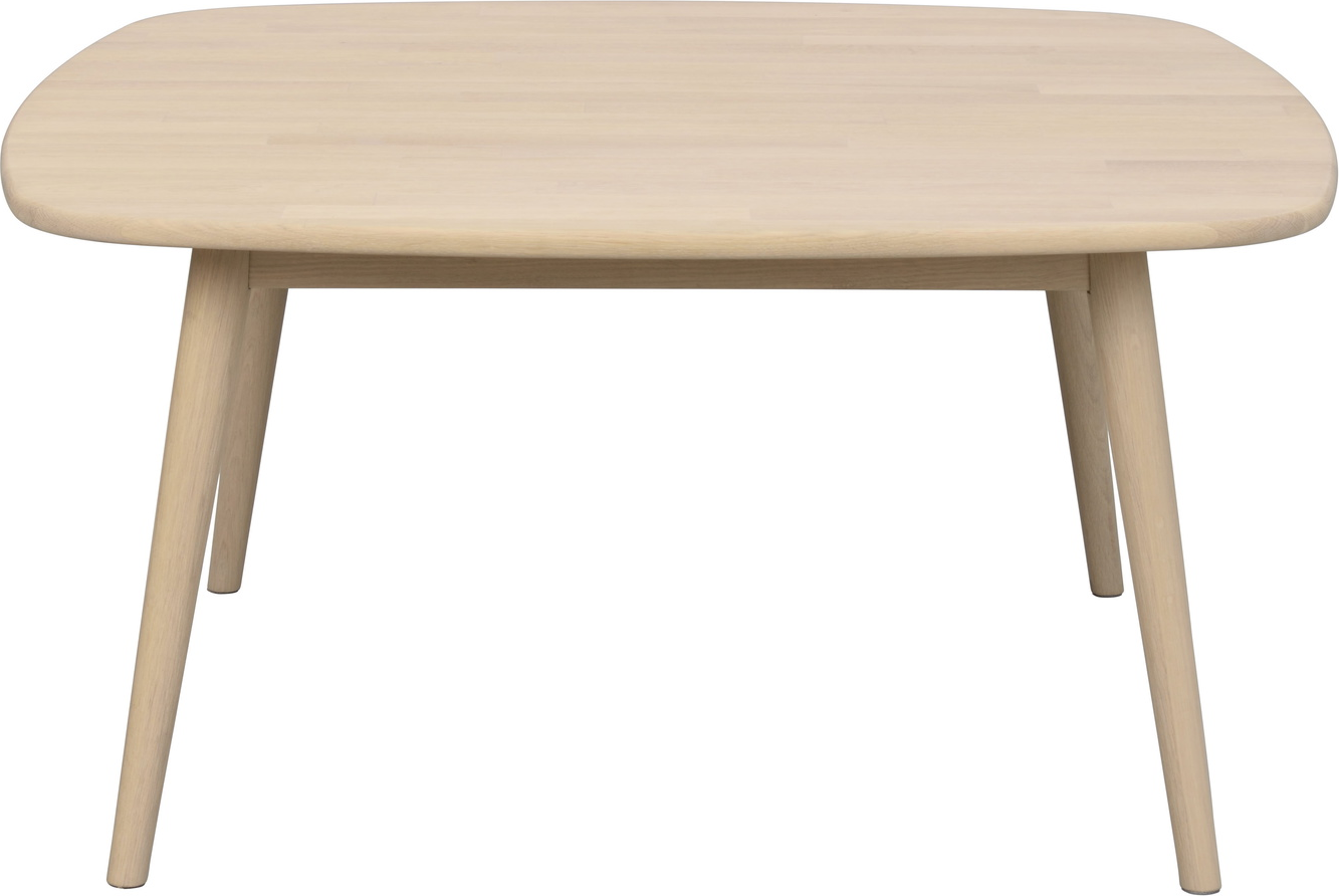 Sofabord Rowico Tompkins Firkantet 90ã 90ã 45 Cm Hvidkalket Oliebehandlet Massiv Eg