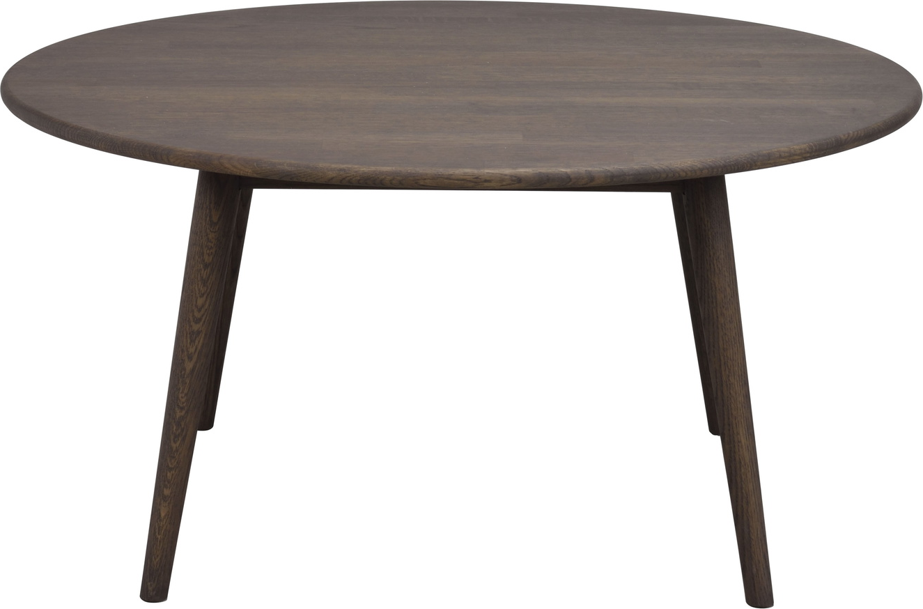 Sofabord Rowico Tompkins Rund ø90 Cm Olieret Massiv Egetræ Brun