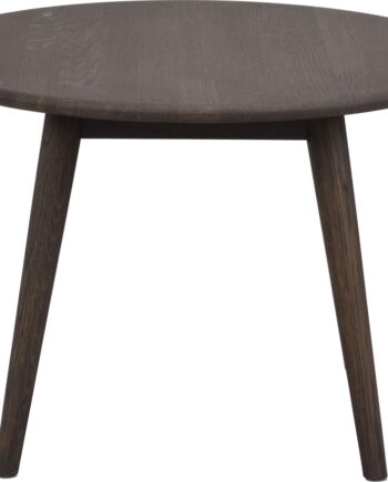Sofabord Rowico Tompkins Rund ø60 Cm Olieret Massivt Egetræ Brun Fsc 100