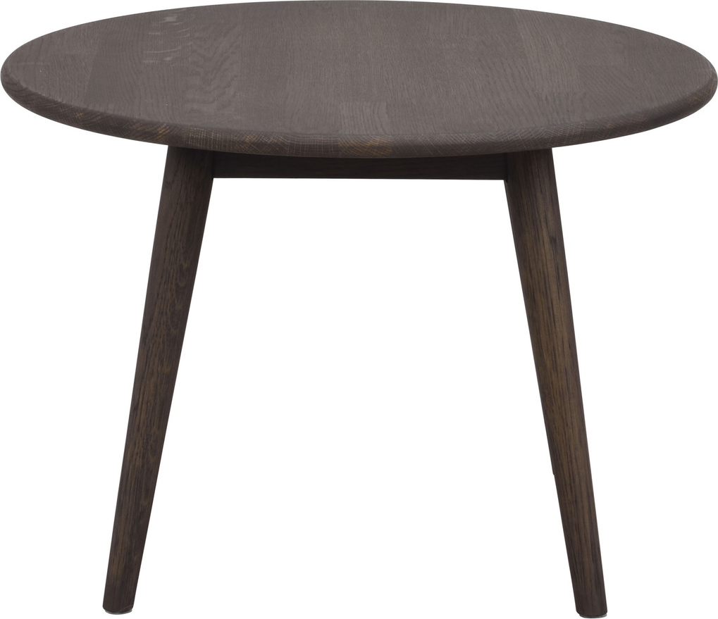 Sofabord Rowico Tompkins Rund ø60 Cm Olieret Massivt Egetræ Brun Fsc 100