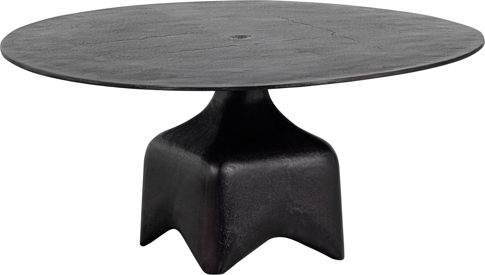 Sofabord Woood Exclusive Foss  Antik Sort Aluminium  75ã 75ã 40 Cm