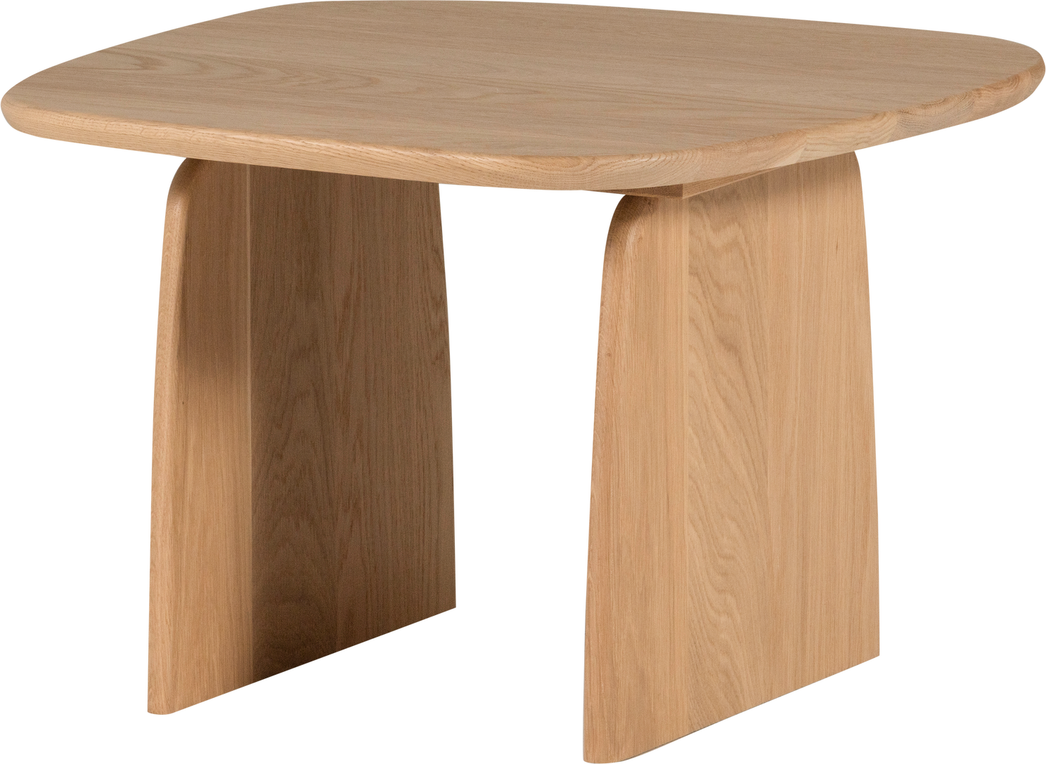 Sofabord Woood Tablo Naturfineret Egetræ 60x60 Cm Transparent Lak Fsc Mix
