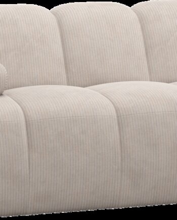 Sofamodul    -sæde Woood Mojo Venstrevendt Armlæn Ecru Ribstof 100  Polyester H74ã B164ã D97 Cm