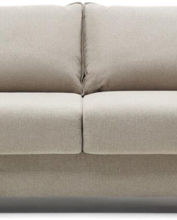 Sovesofa Kave Home Carlota  -personers Bæredygtig Beige Chenille Med Fransk åbningsmekanisme 185x93x67 Cm
