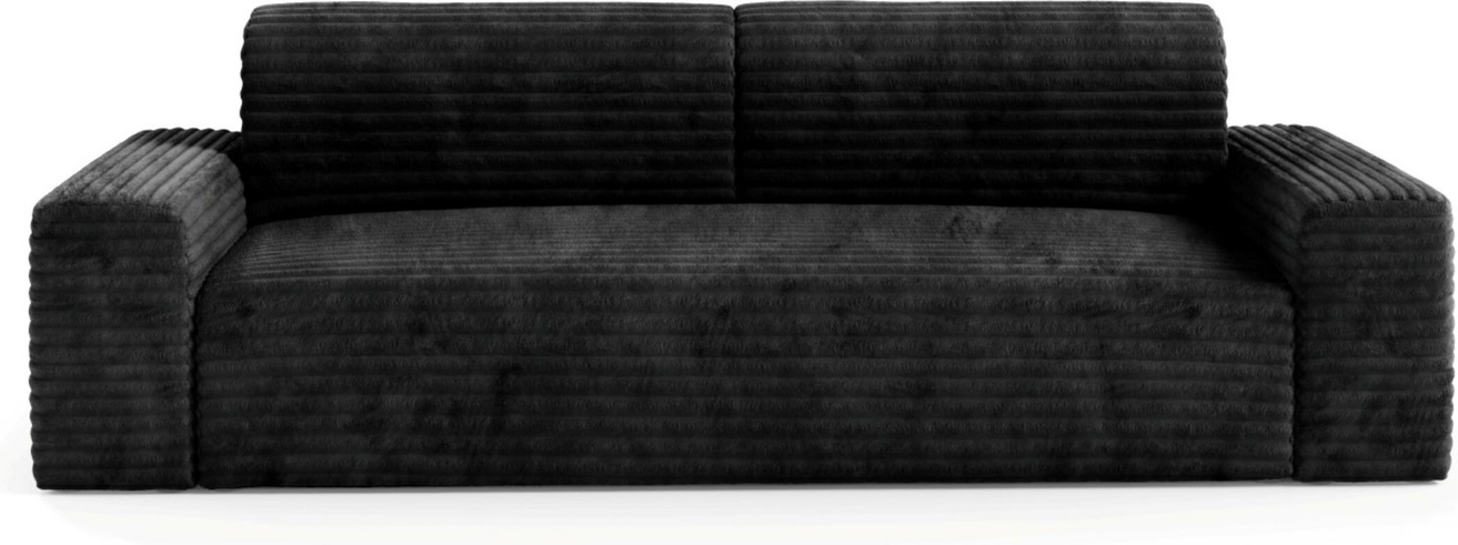 Sovesofa Maison Vellé Calira -personers Sofa-seng Tilia 100 Ribbet Stof Soveflade 200x155 Cm Opbevaring Fuldpolstret