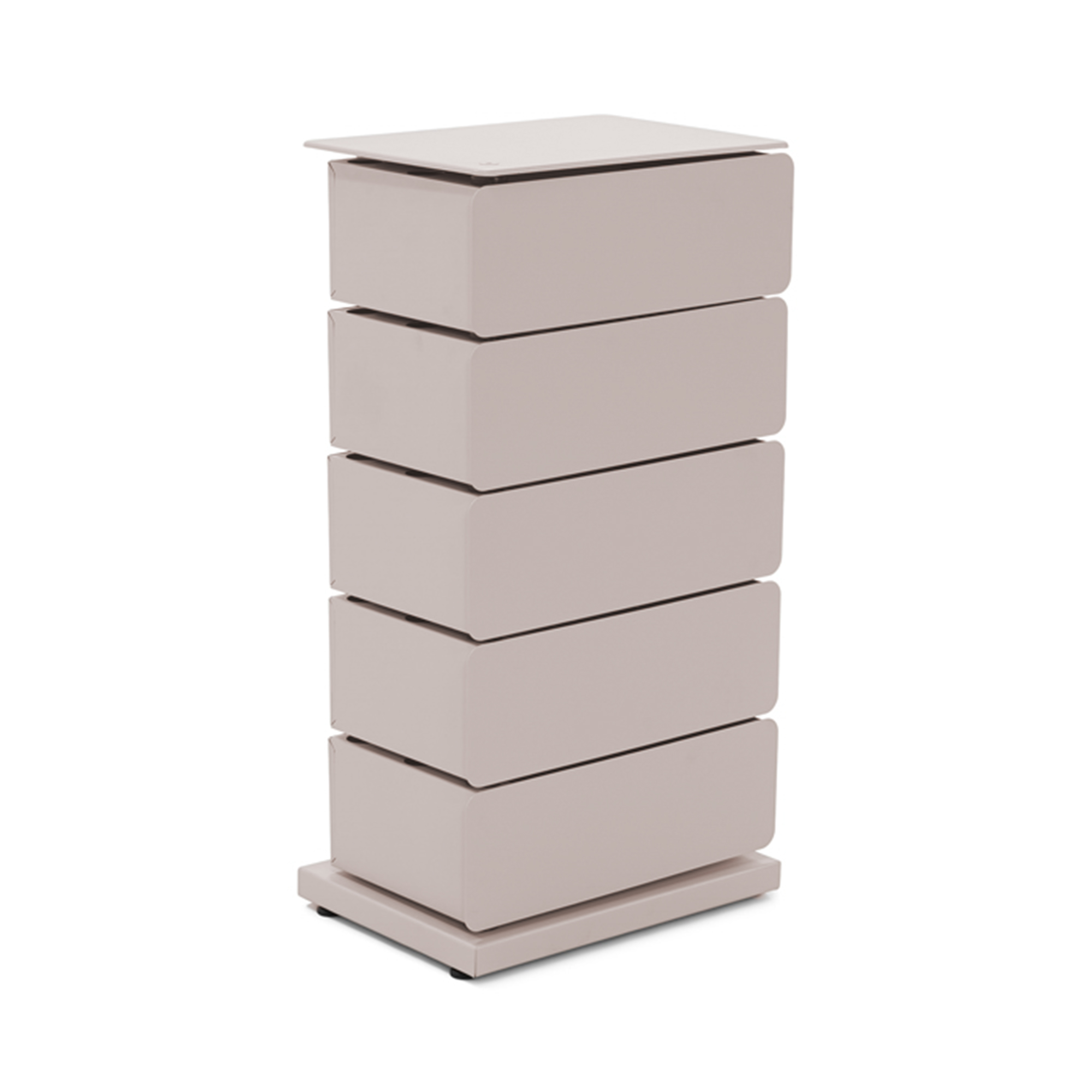 Spinder Design Joey   Kommode       Skuffer Silky Taupe Stål