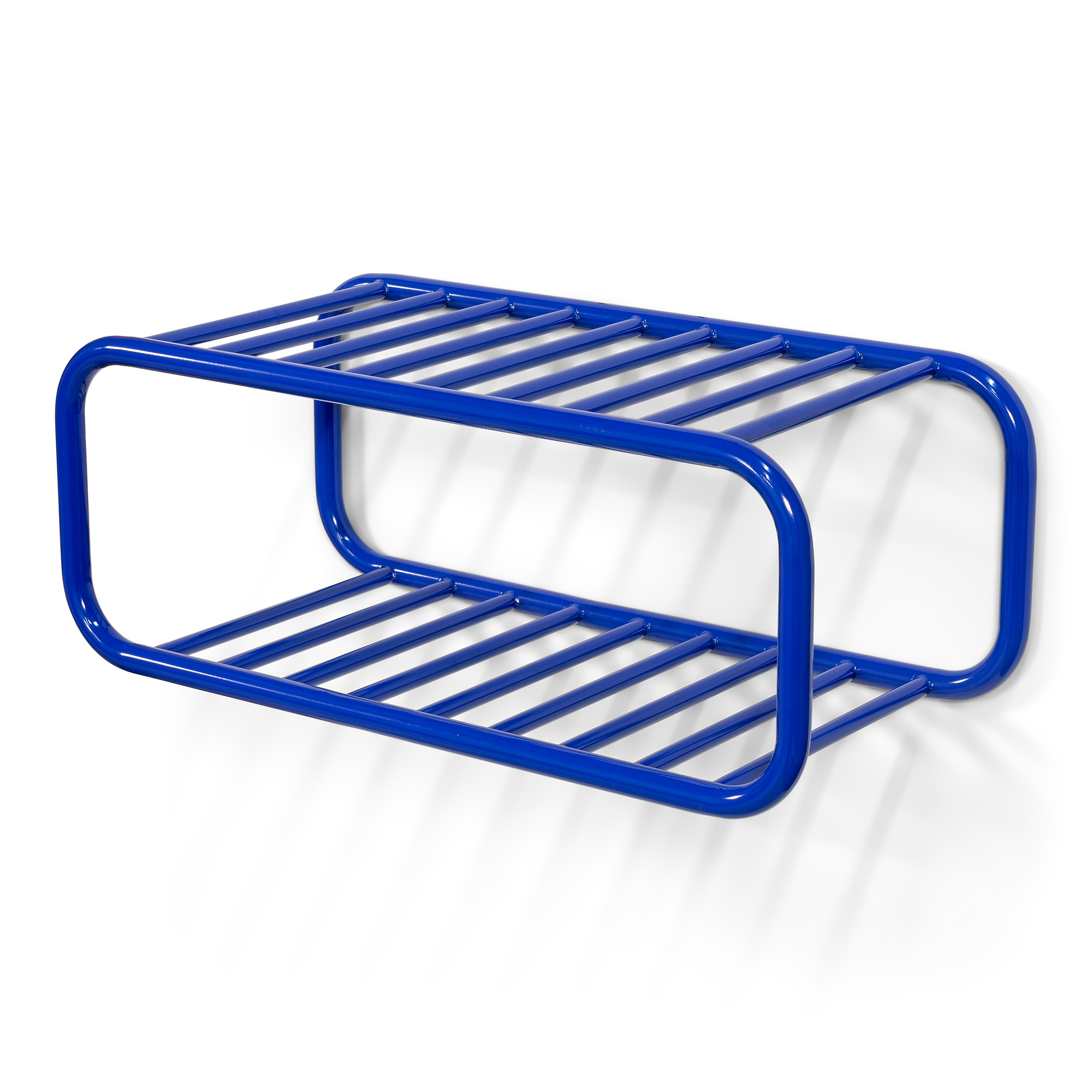 Spinder Design Retro Væghængt Skostativ Ultramarin Stål
