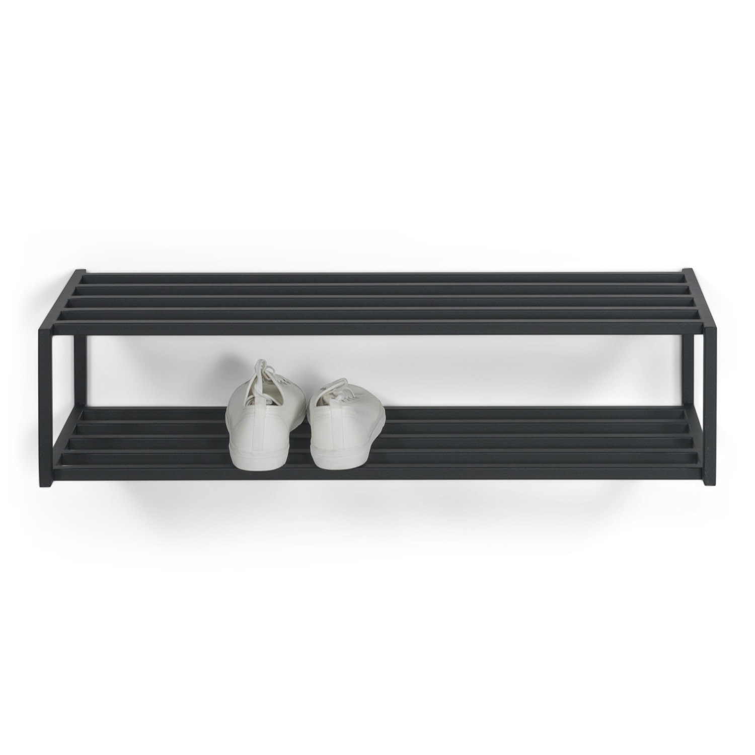 Spinder Design School Skohylde       Hylder Sort Stål  78x30