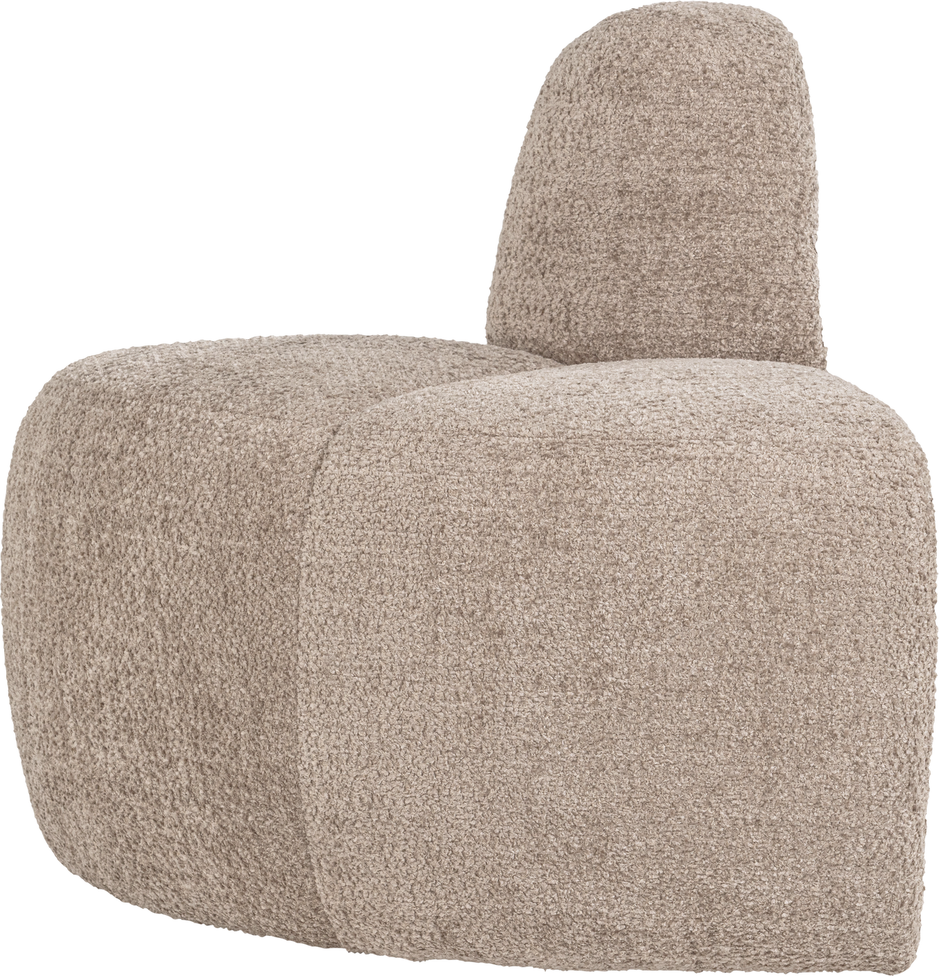 Spisebænk Woood Mojo Sofabænk Mørk Sand Vævet Chenille Fsc-træramme H83xb100xd74 Cm Martindale 100 000